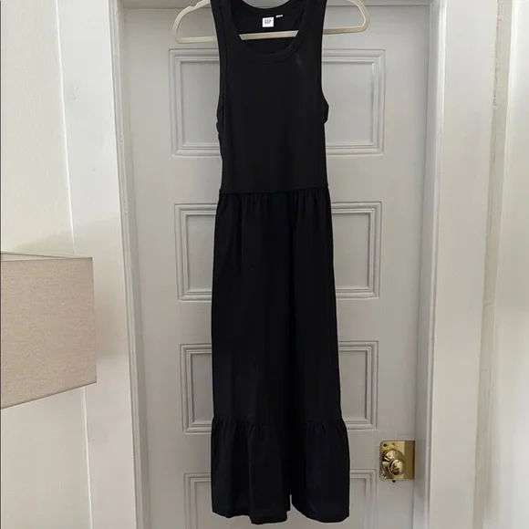 GAP | Dresses | Gap Black Sleeveless Maxi Dress | Poshmark
